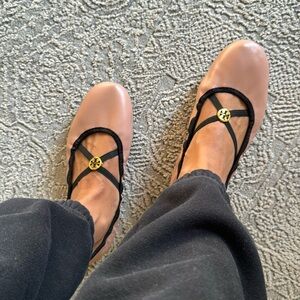 Tory Burch Leather Mary Jane flats